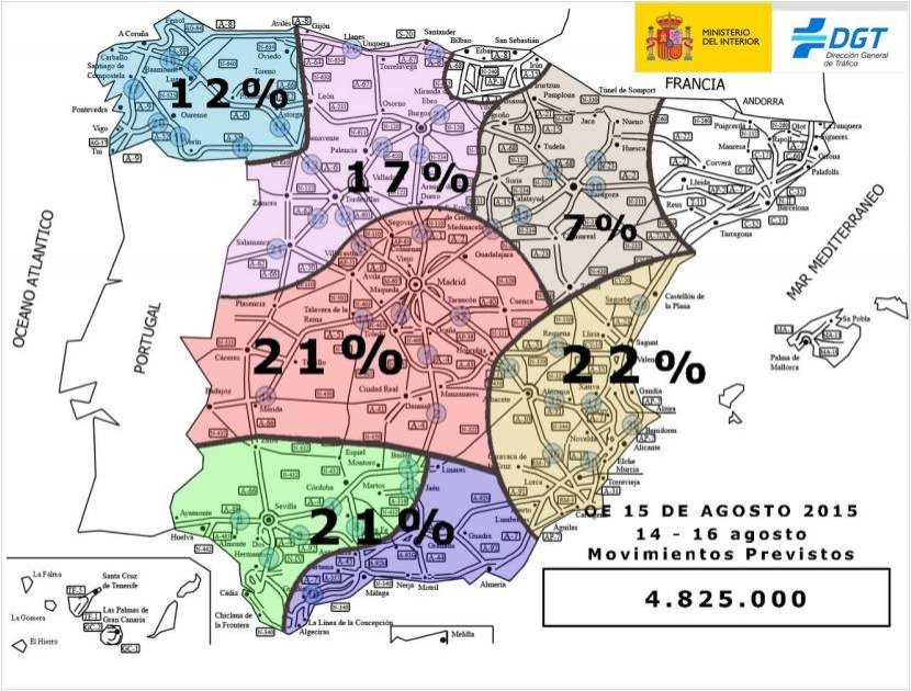 Tráfico 15 agosto