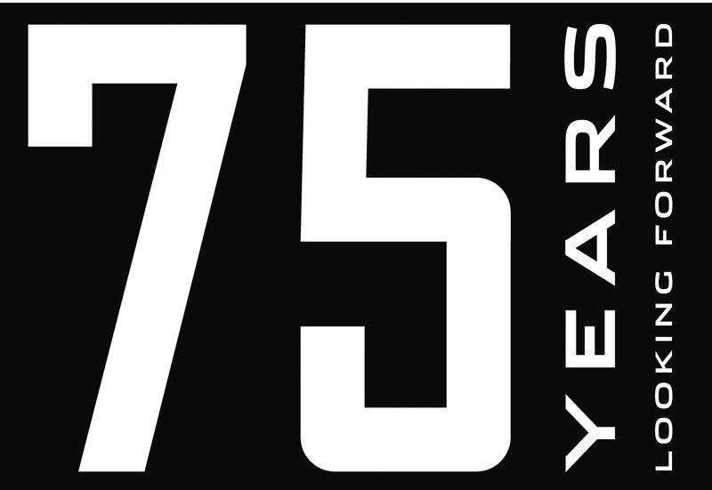 Logotipo del 75 Aniversario de Jaguar