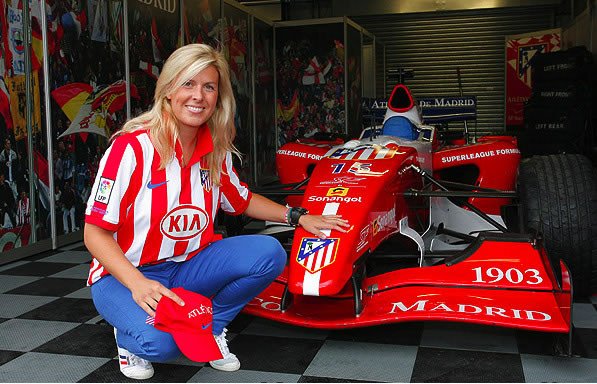 María de Villota competirá con el coche del Atleti en la Superleague
