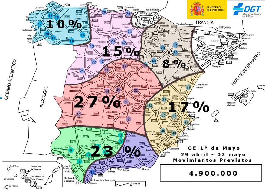 mapa carreteras