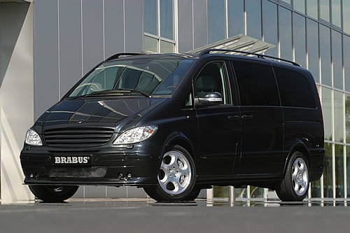 Brabus prepara incluso furgonetas, esta Viano tiene un motor V8 de 426 CV.