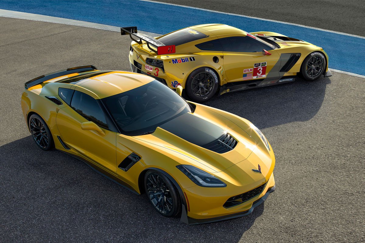 Chevrolet Corvette Z06 y C7R 