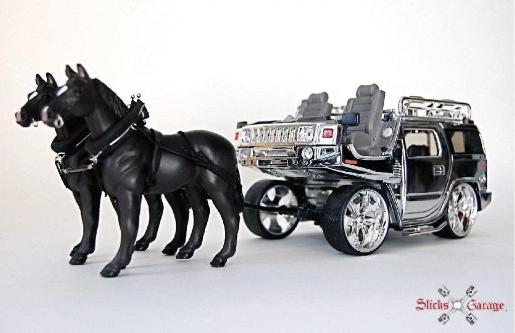 Maqueta del Hummer H2 Carruaje