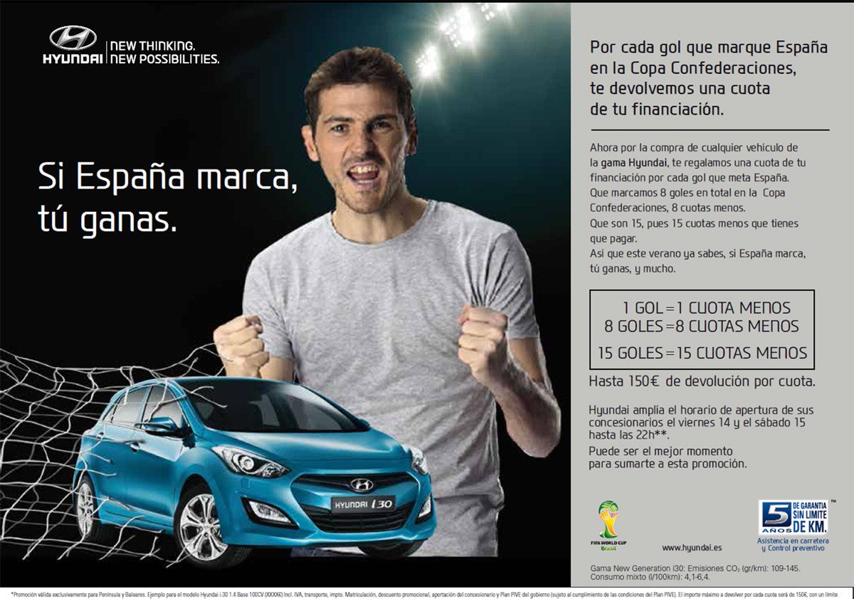 Si España marca, tú ganas