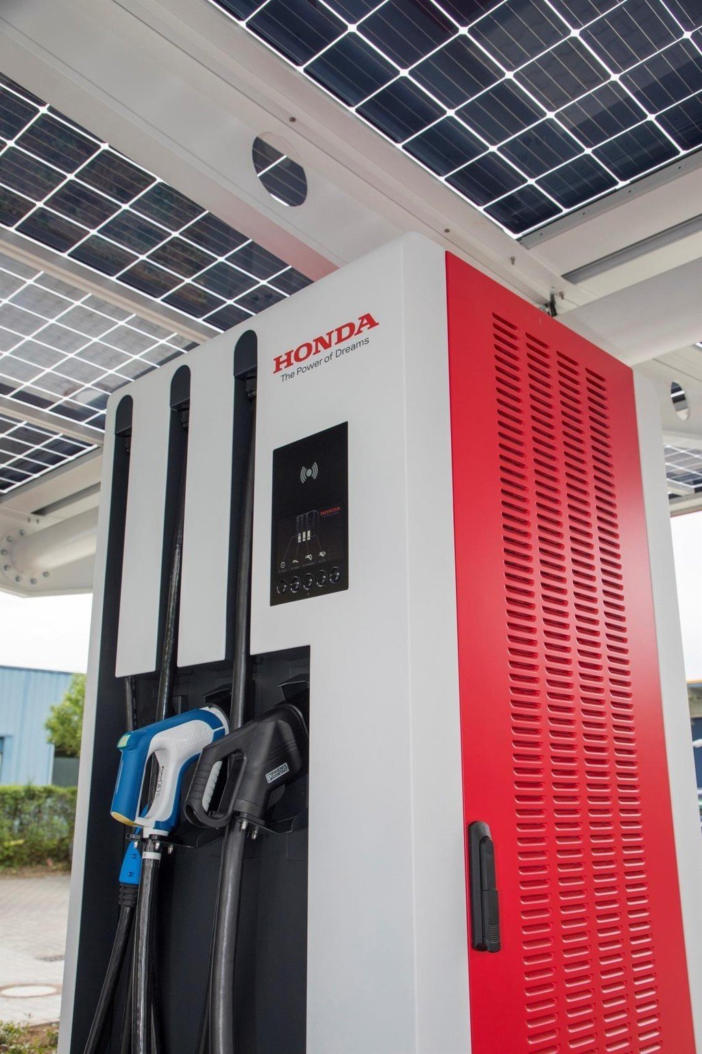 estación de carga pública para vehículos eléctricos
