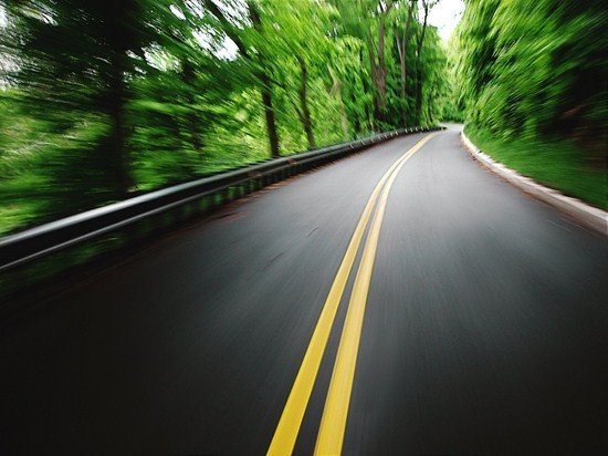 carretera verde