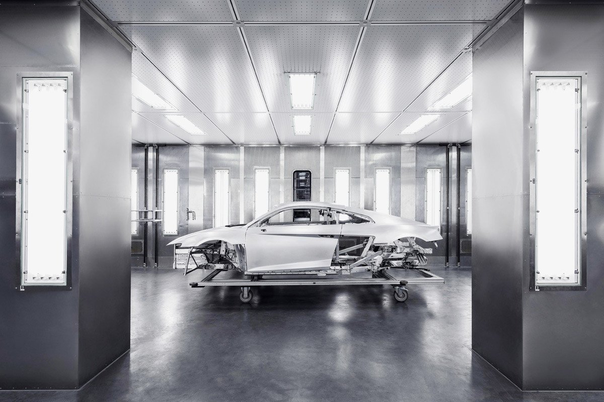 Audi R8 fábrica