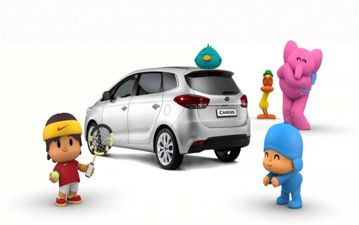Rafa Nadal Pocoyo Kia Carens