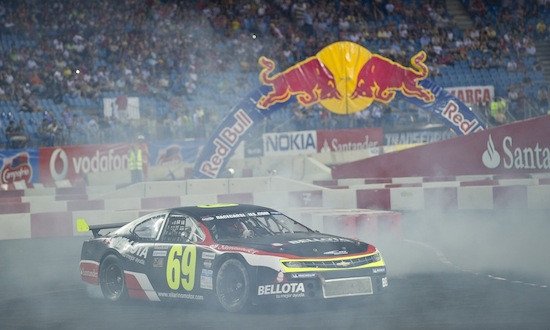 Hubo carreras y exhibiciones como la del coche Nascar.