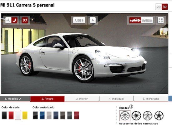 Porsche Configurador Web