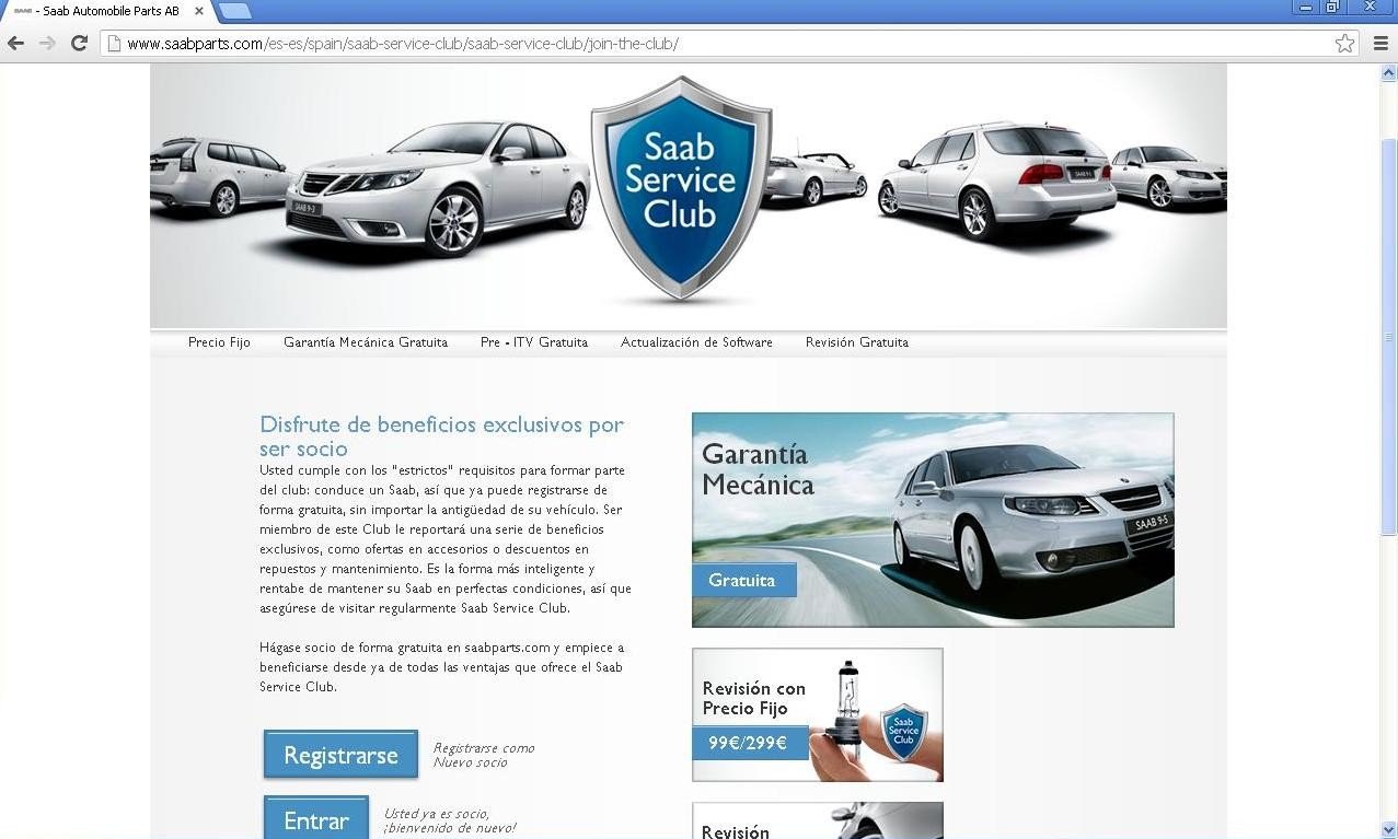 Saab Service Club