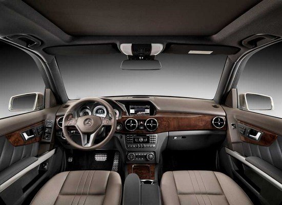 Interior del Mercedes GLK 2012
