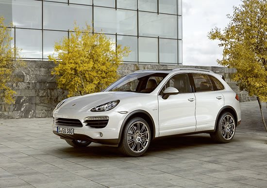 Vista lateral del Porsche Cayenne