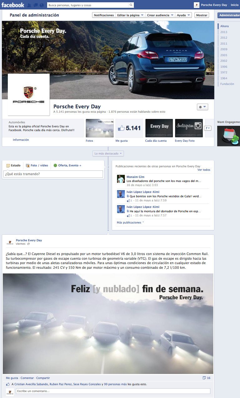 Porsche Facebook