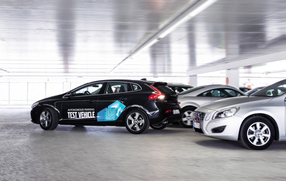 Volvo aparcamiento autónomo