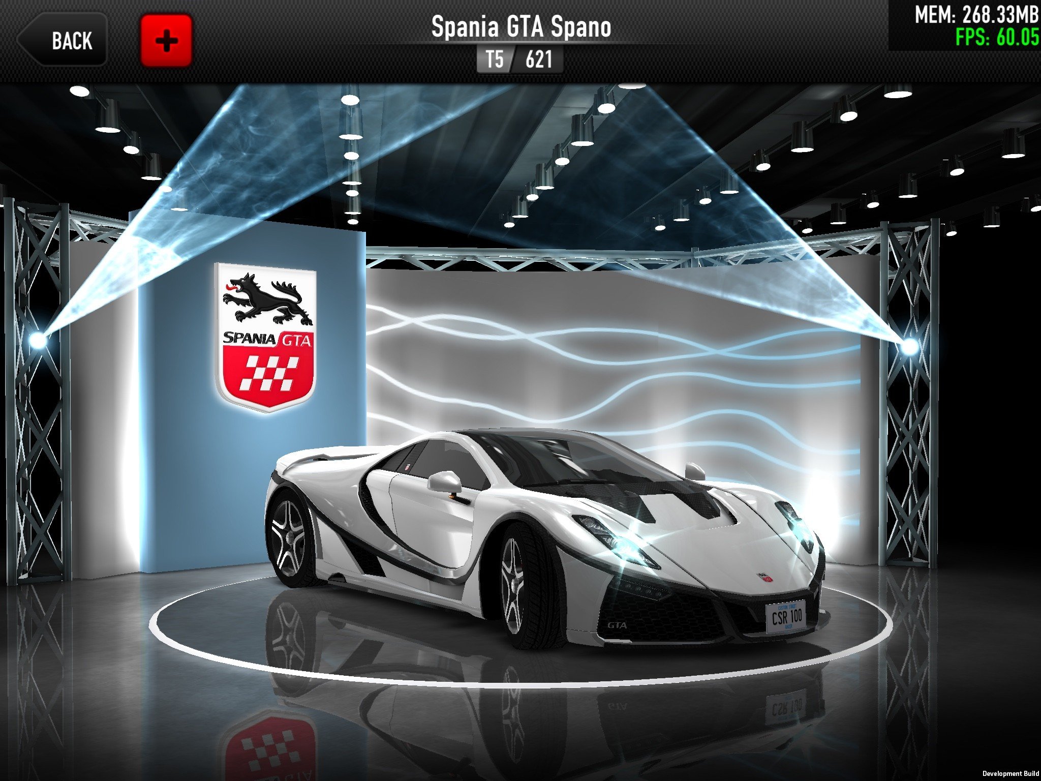 GTA Spano en el CSR Racing