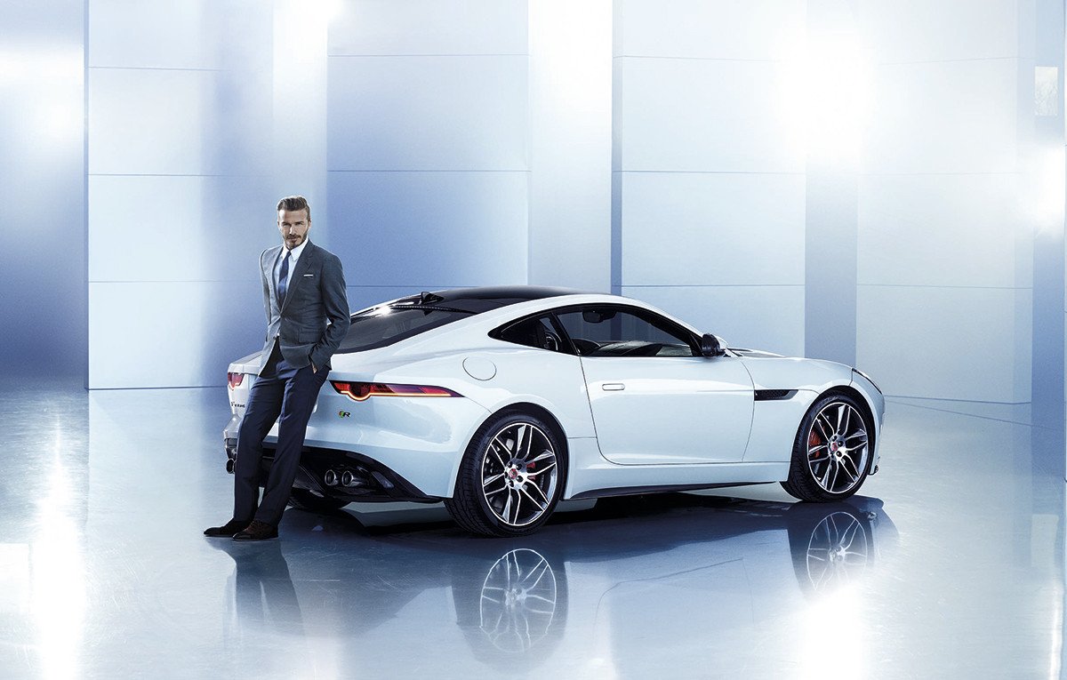 Jaguar F-Type Coupé, David Beckham