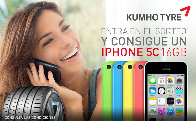 Kumho sorteo iPhone 5C
