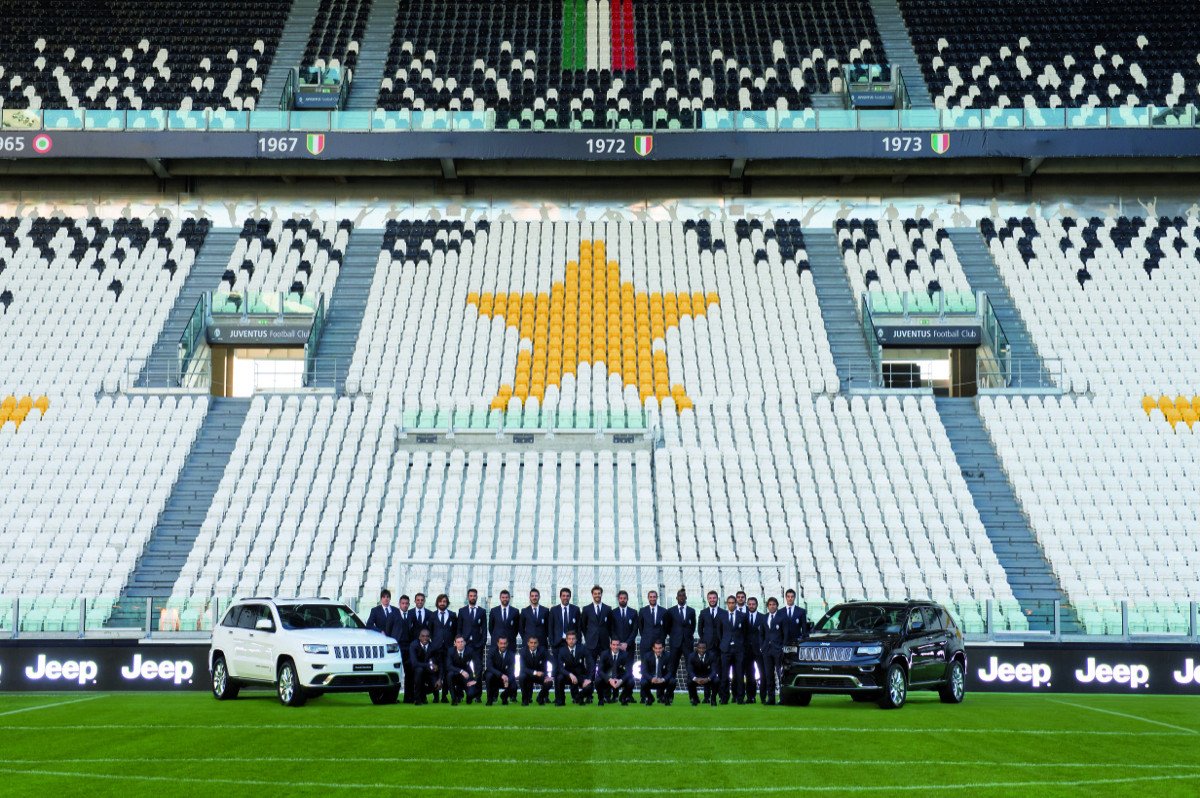 Jeep Grand Cherokee, el coche de la Juventus de Turín