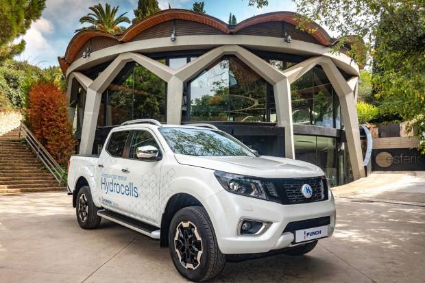 Punch presenta un prototipo con un motor diésel adaptado para funcionar con hidrógeno