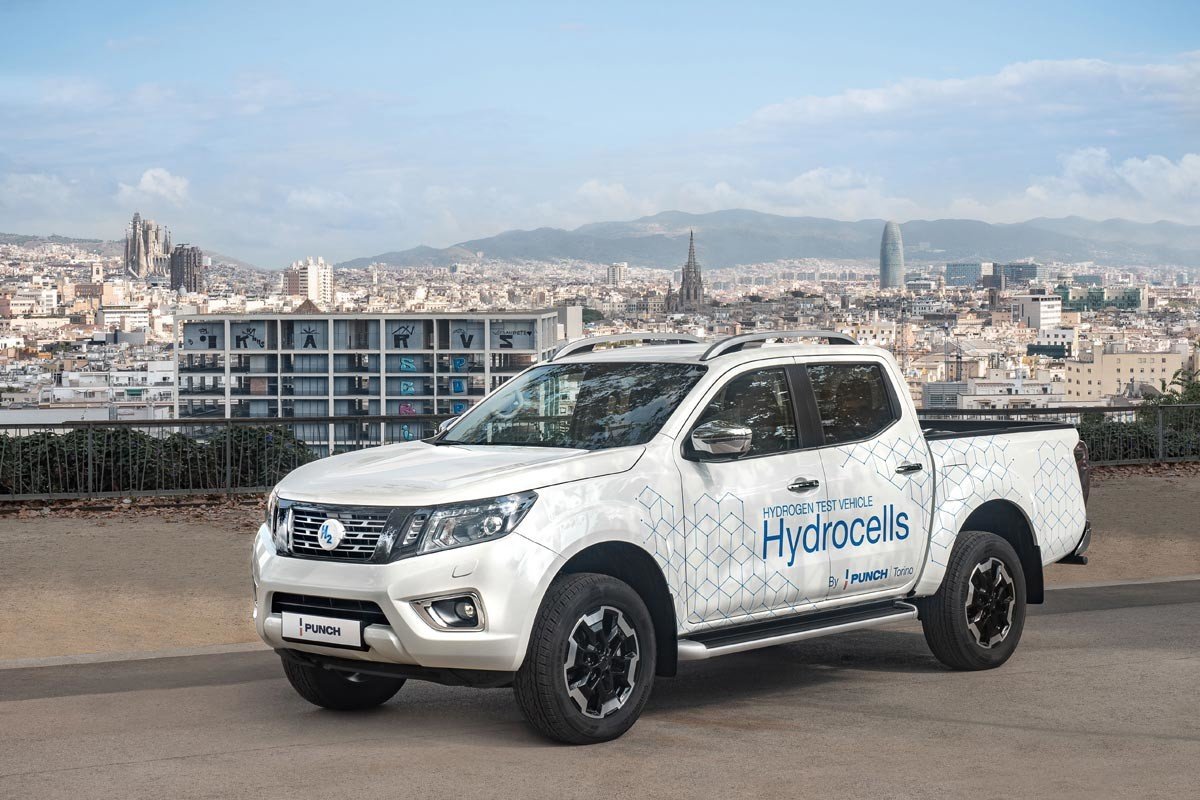 Punch presenta un prototipo con un motor diésel adaptado para funcionar con hidrógeno