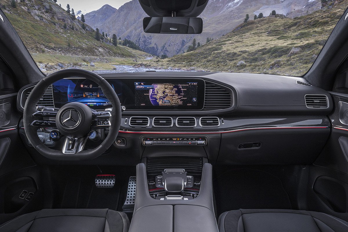 mercedes gle amg 53 salpicadero