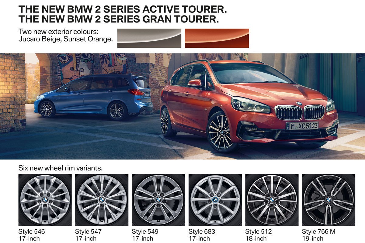 Nuevo BMW Serie 2 Active Tourer y Grand Tourer, ligeros cambios