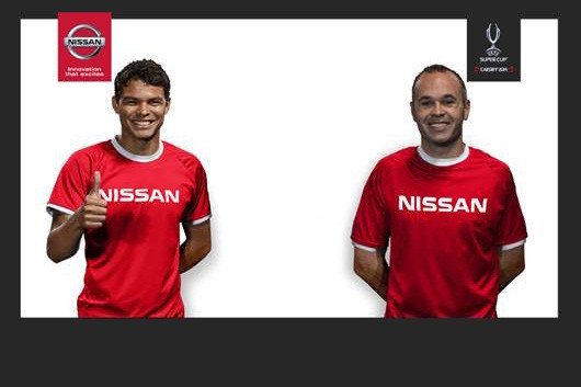 Thiago Silva e Iniesta Nissan