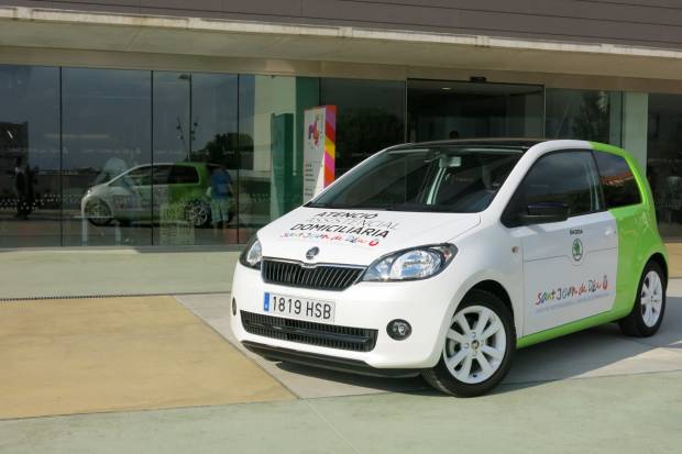 Skoda dona un Citigo al Hospital Sant Joan de Déu