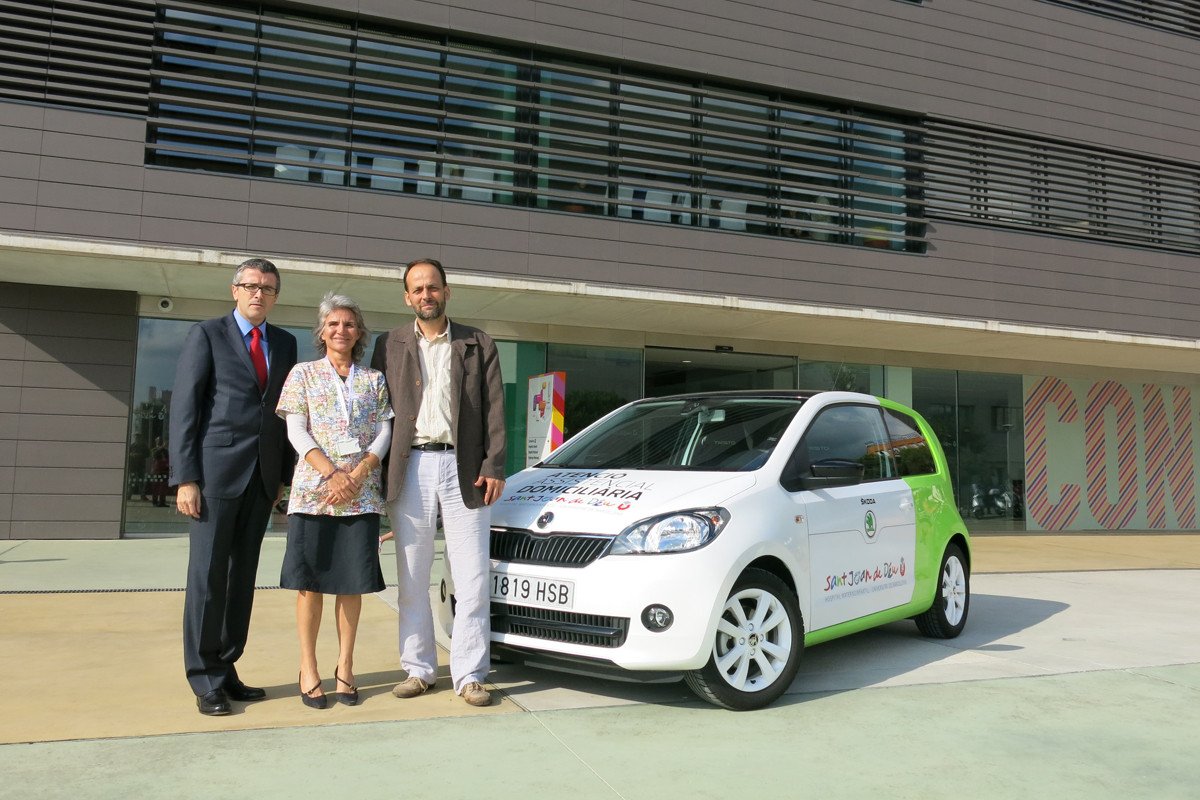 Skoda dona un Citigo al Hospital Sant Joan de Déu