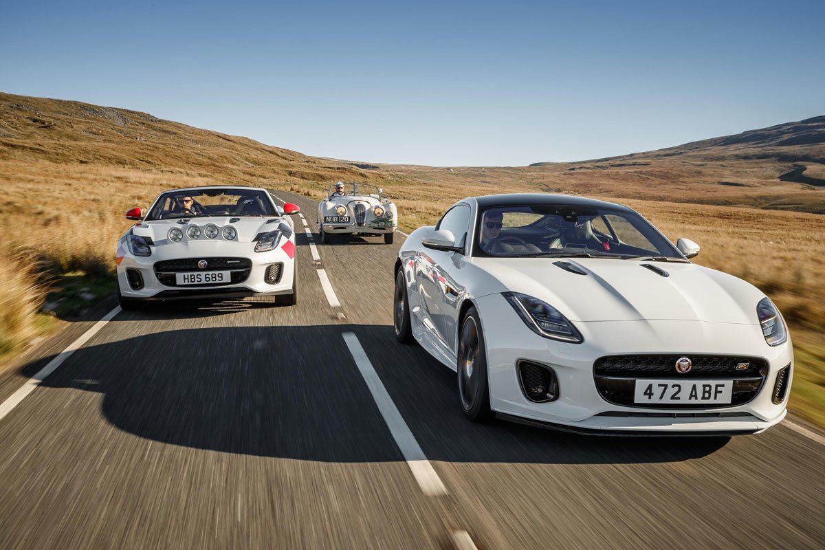 Jaguar crea un F-TYPE de rally para rendir homenaje al XK 120