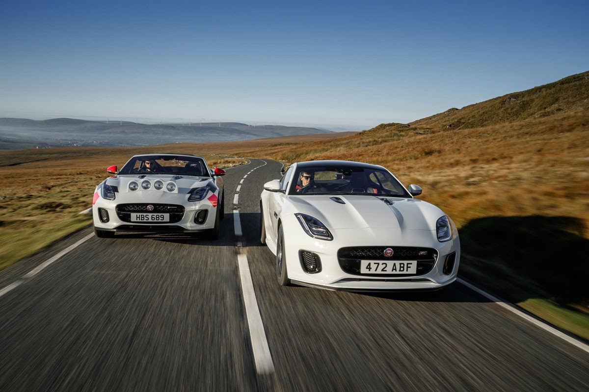 Jaguar crea un F-TYPE de rally para rendir homenaje al XK 120