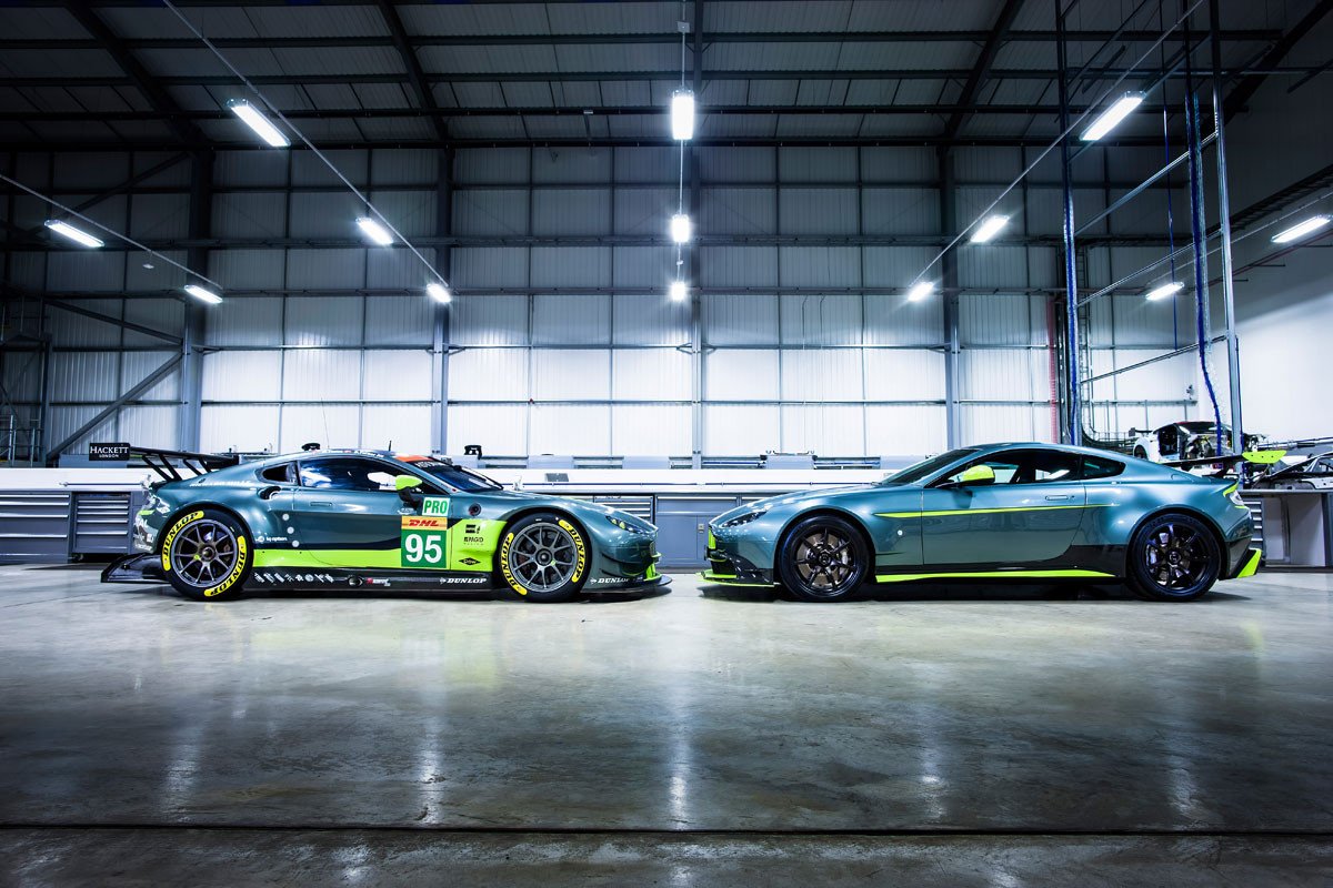 Aston Martin Vantage GT8, casi de carreras