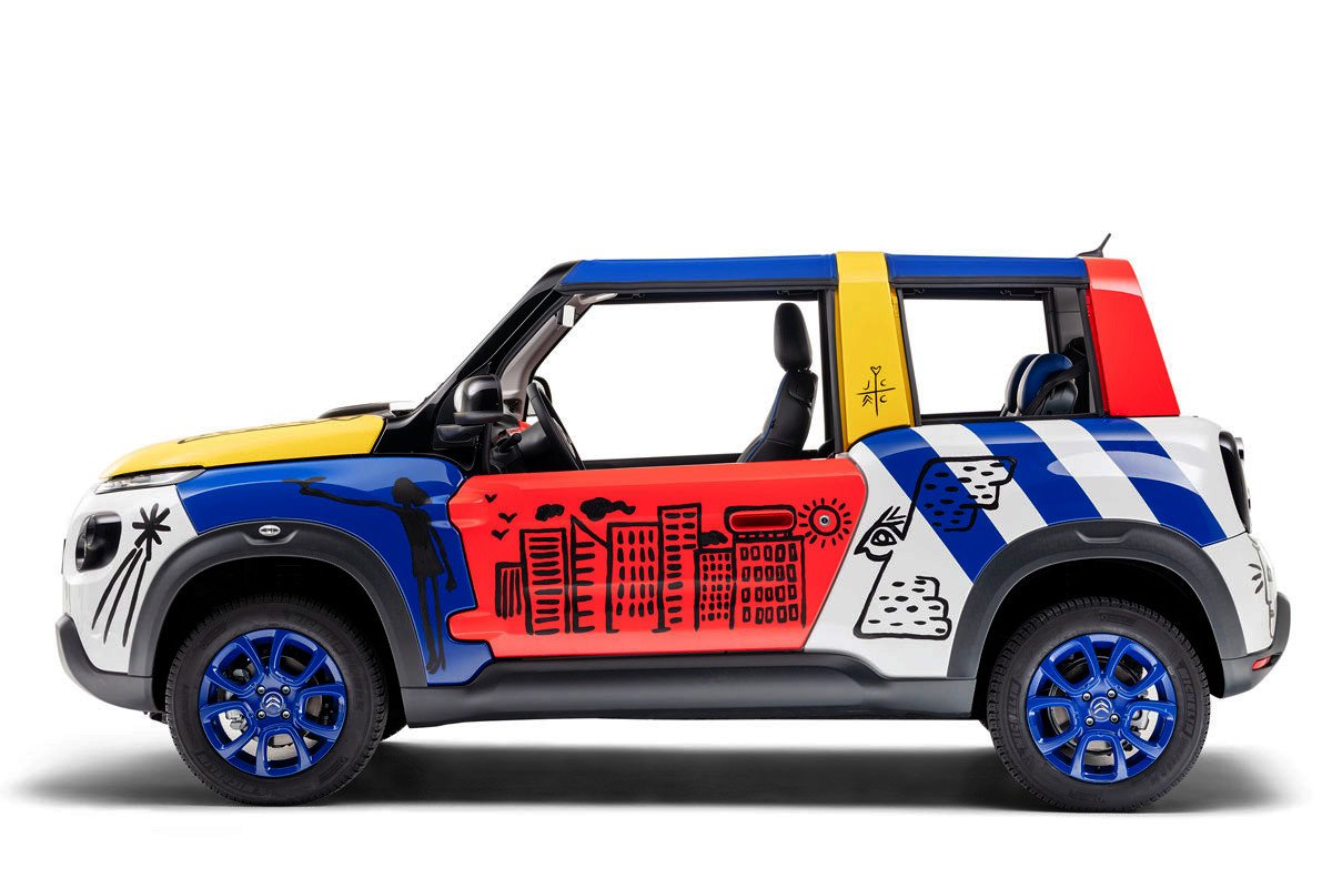 El Citroën E-Mehari se convierte en un art car por su 50 aniversario