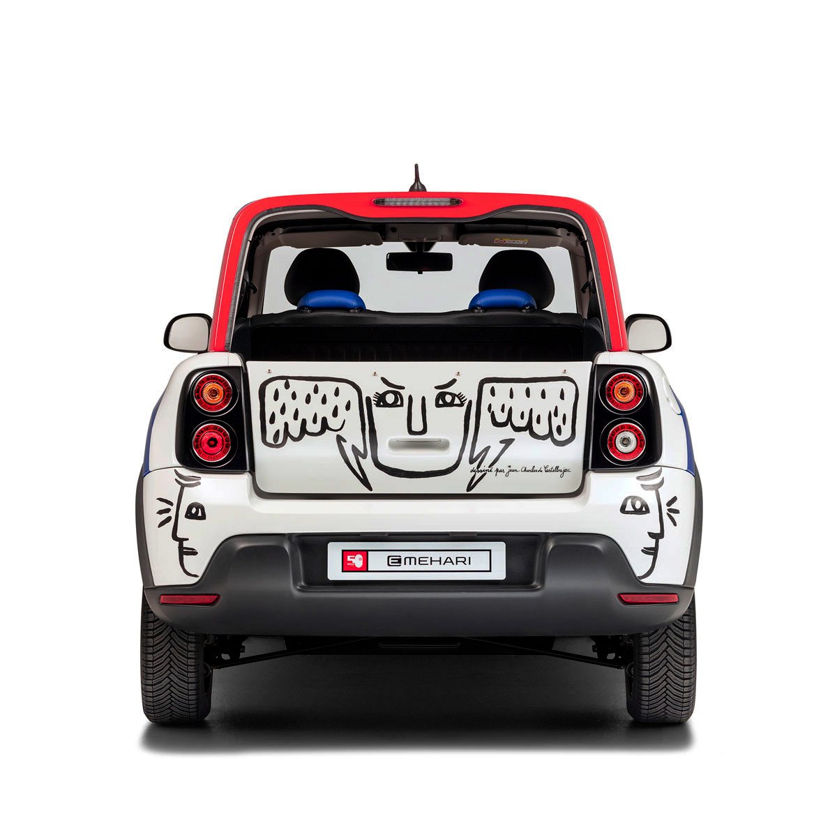 El Citroën E-Mehari se convierte en un art car por su 50 aniversario