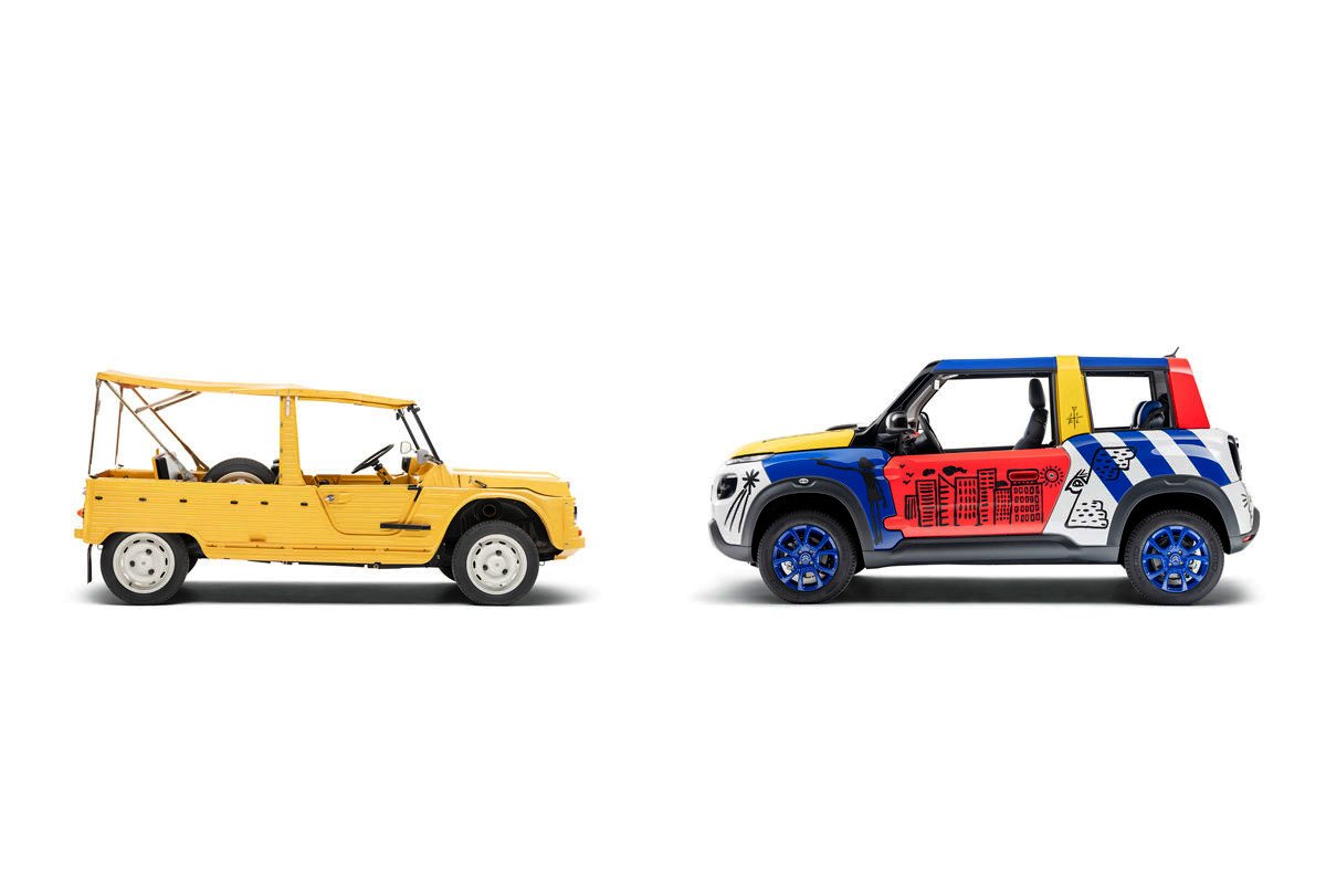 El Citroën E-Mehari se convierte en un art car por su 50 aniversario