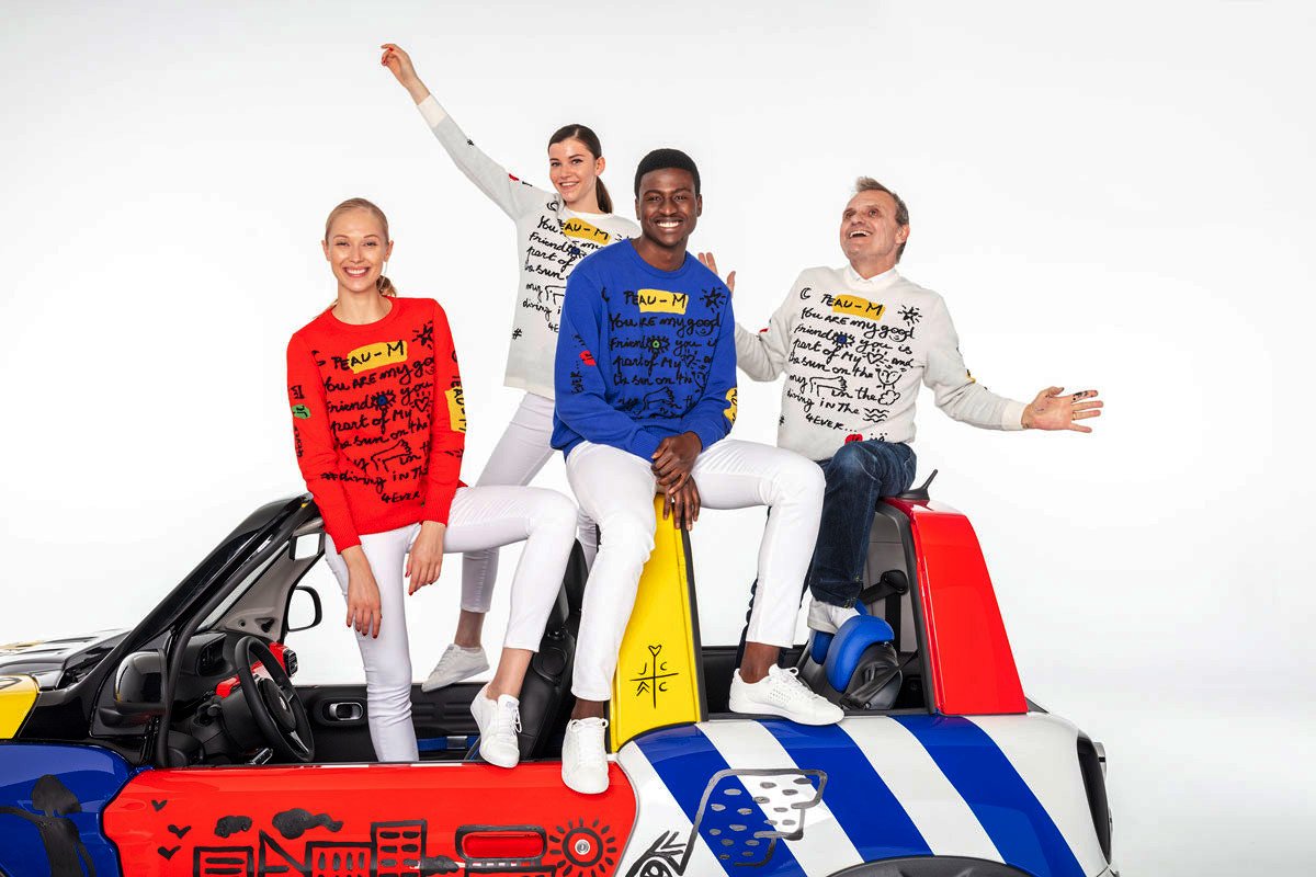 El Citroën E-Mehari se convierte en un art car por su 50 aniversario
