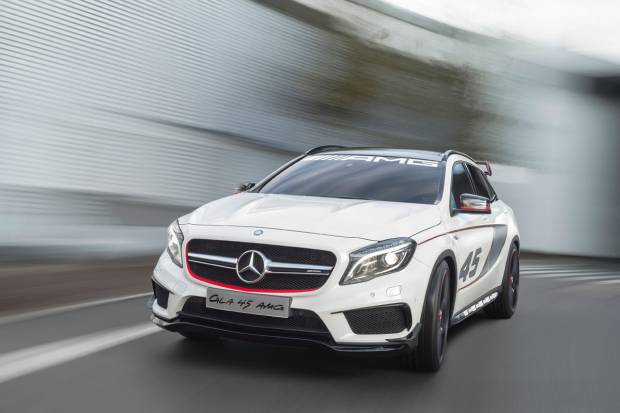Mercedes saca su artillería en Los Ángeles con el GLA 45 AMG