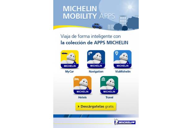 Michelin Mobility Apps, aplicaciones gratuitas para móviles para viajar seguro e informado