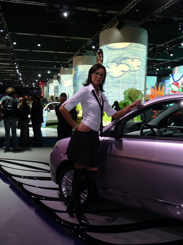 Las chicas del Salón de Frankfurt