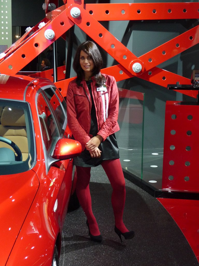 Las chicas del Salón de Frankfurt