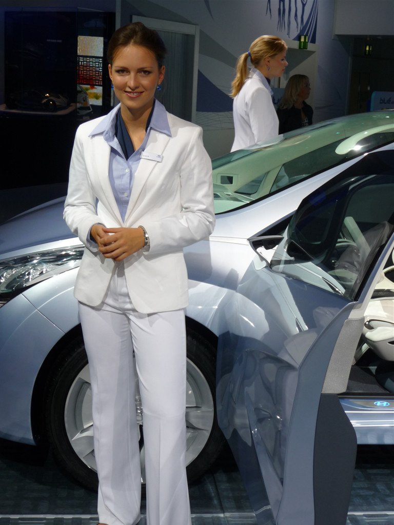 Las chicas del Salón de Frankfurt