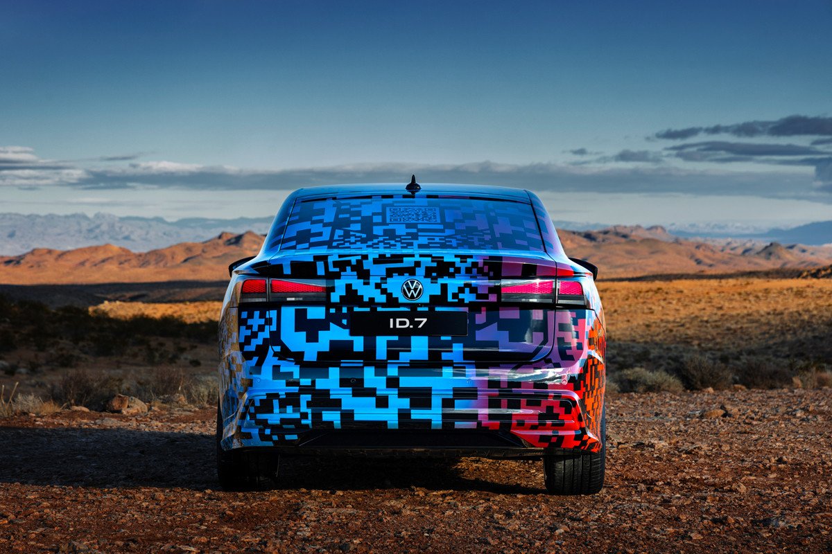 Primeras imágenes del próximo eléctrico de Volkswagen, el ID.7