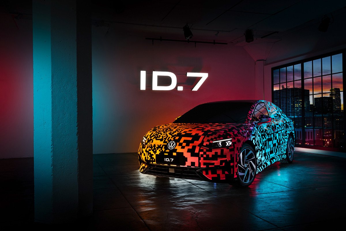 Primeras imágenes del próximo eléctrico de Volkswagen, el ID.7