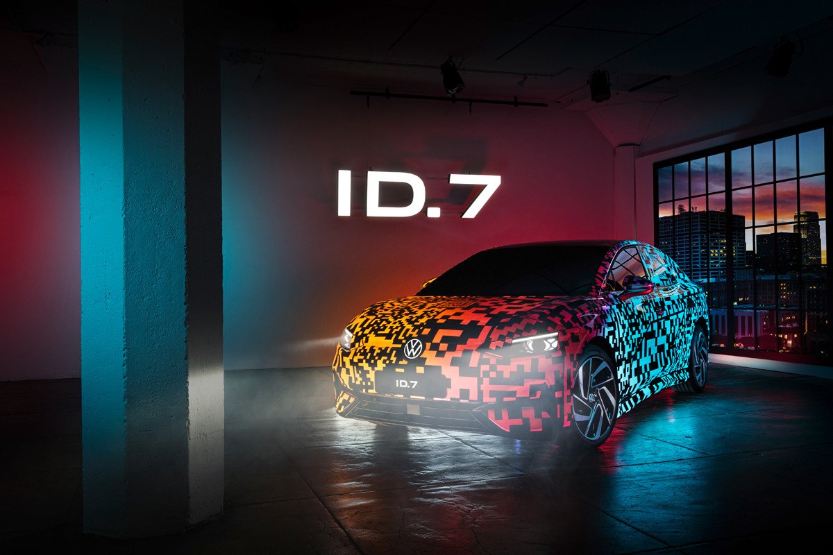 Primeras imágenes del próximo eléctrico de Volkswagen, el ID.7