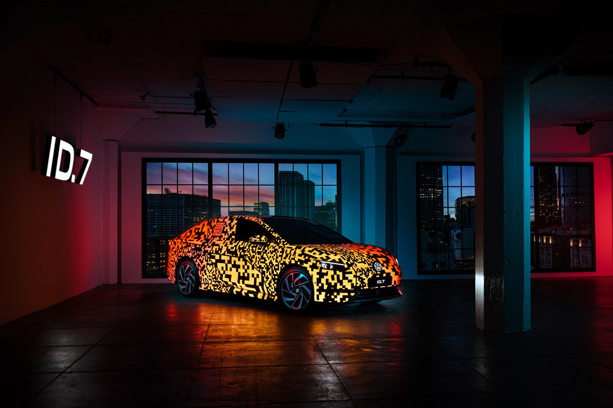 Primeras imágenes del próximo eléctrico de Volkswagen, el ID.7