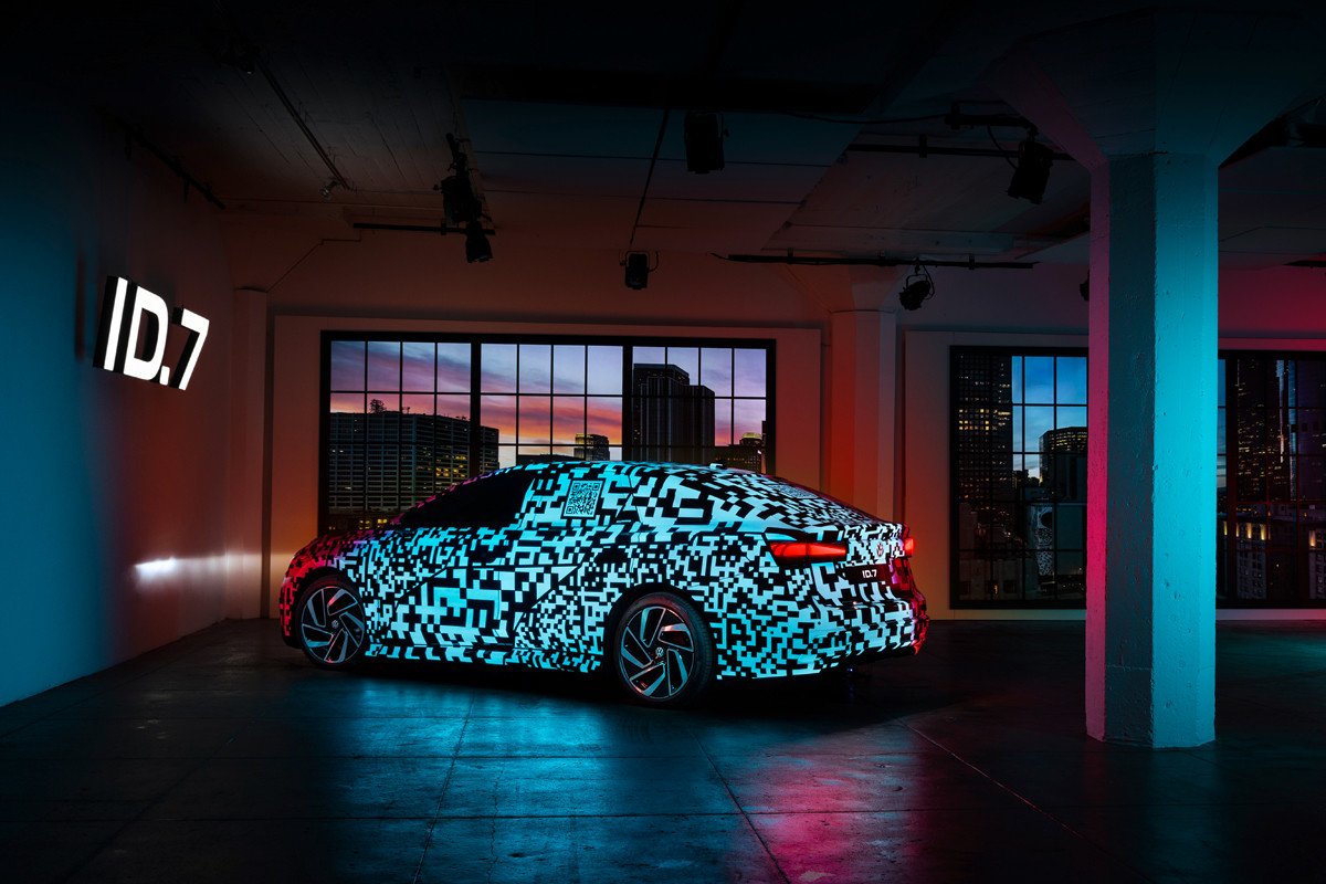 Primeras imágenes del próximo eléctrico de Volkswagen, el ID.7