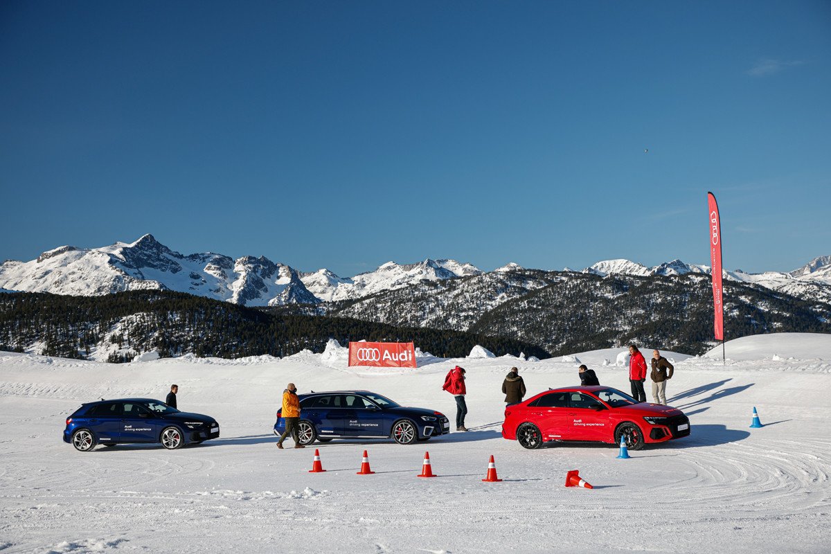 Audi te enseña a conducir sobre nieve: cursos Winter Audi driving experience 2022
