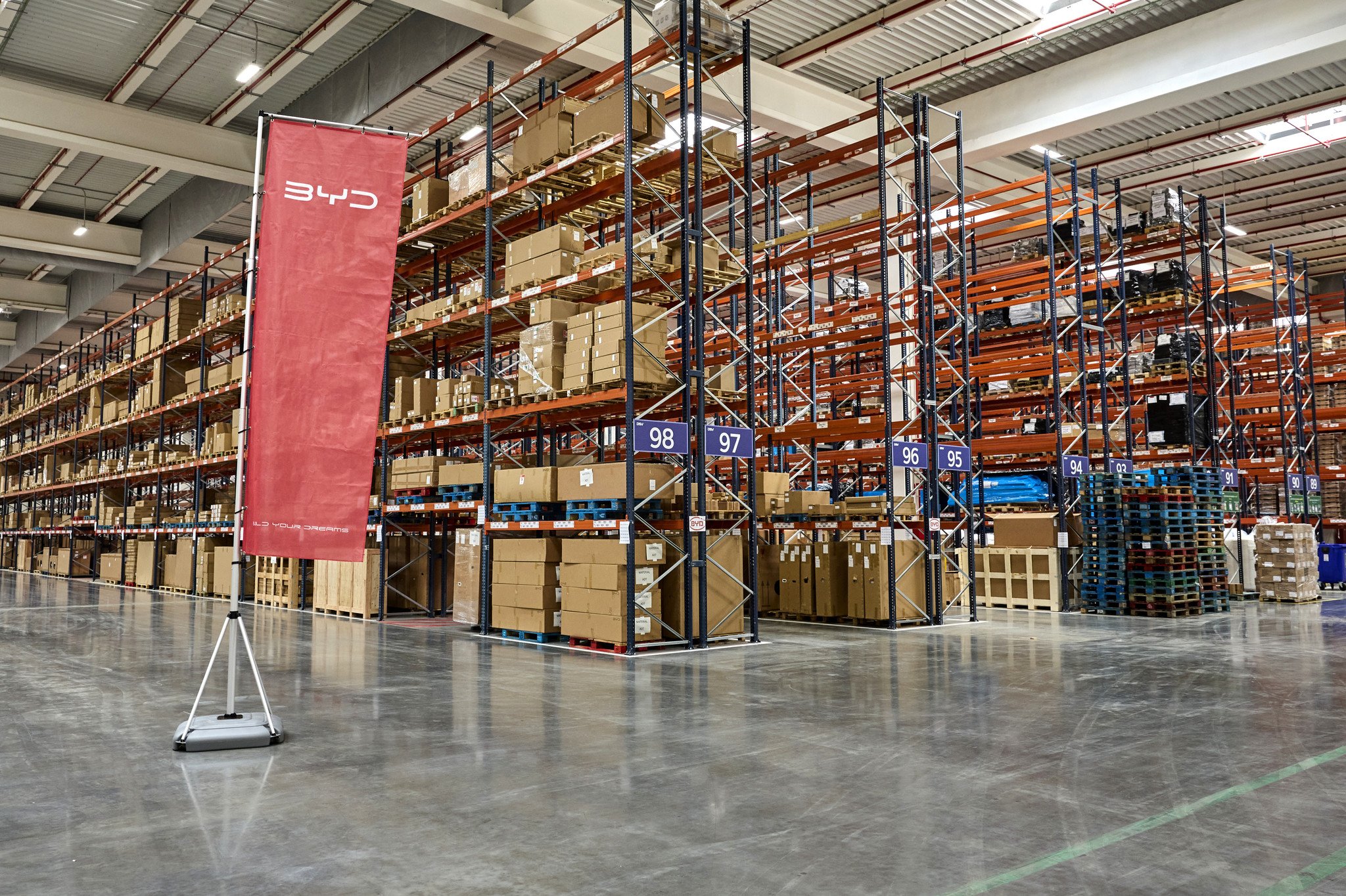 Centro logístico BYD Guadalajara