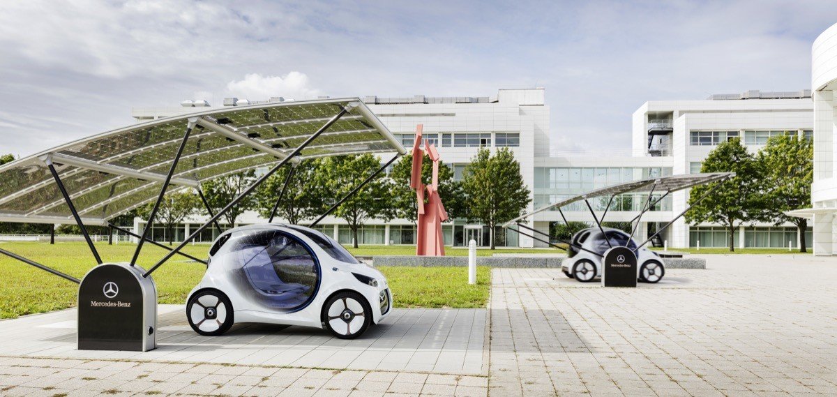 Smart vision EQ fortwo: coche autónomo, eléctrico… y compartido